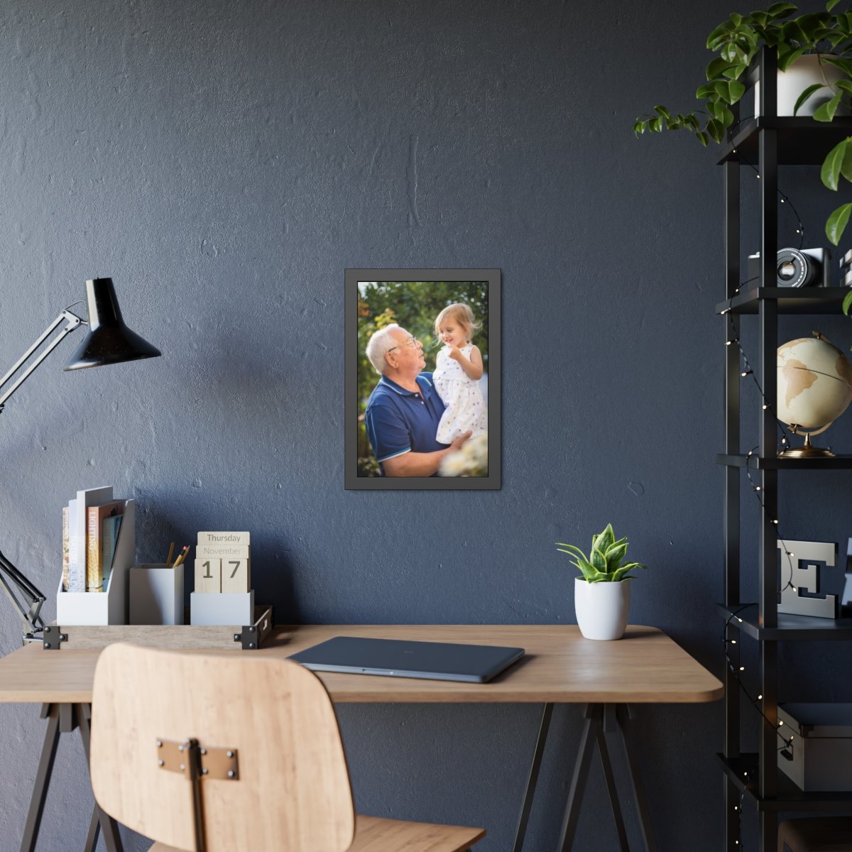 Framed print: In a setting